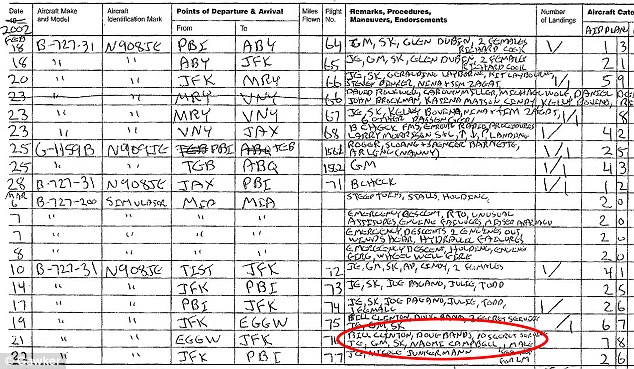 In February 2002, Bill Clinton flew on Epstein's plane with model Naomi Campbell, according to the log